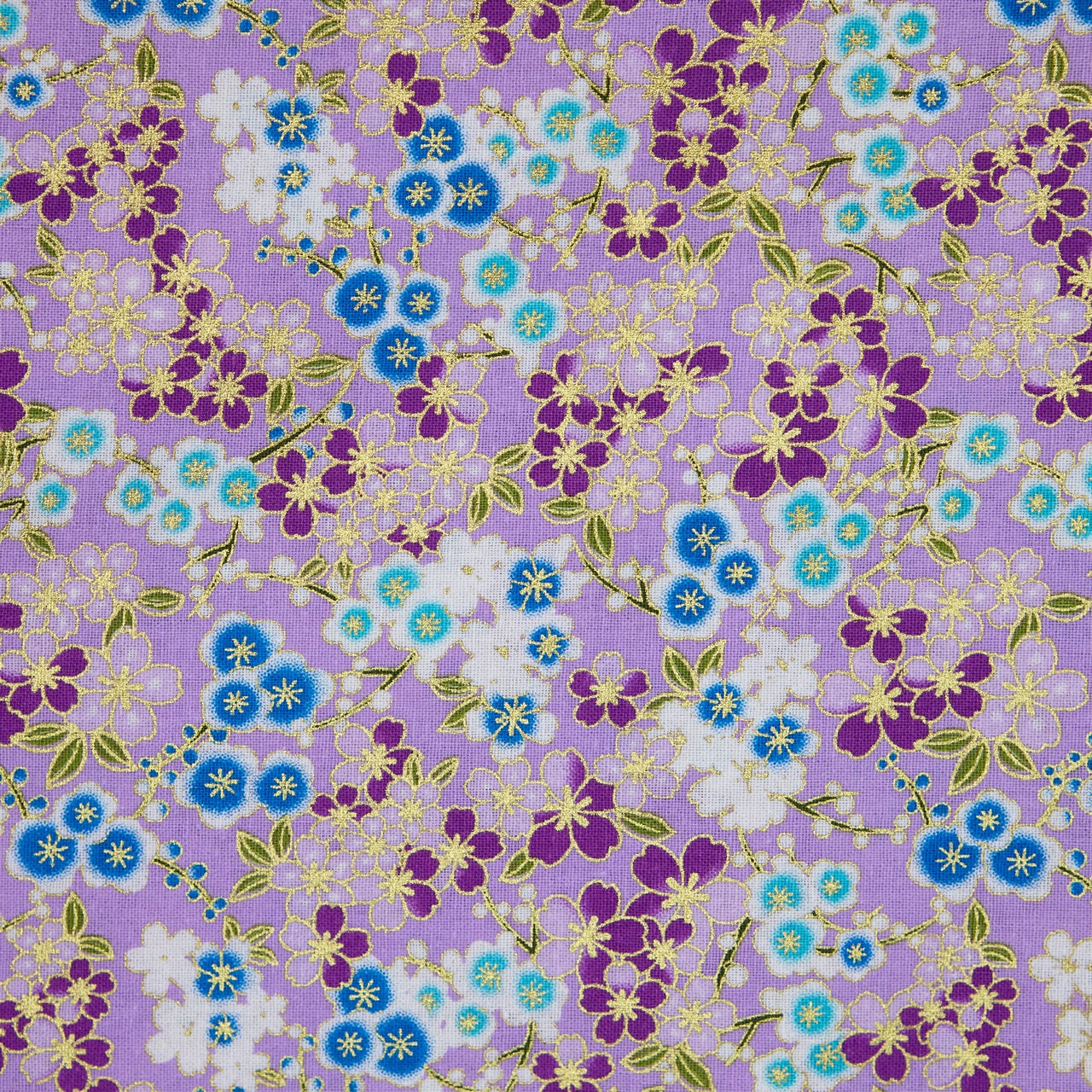 Cotton Metallic - Liberty - Lavender (detail)
