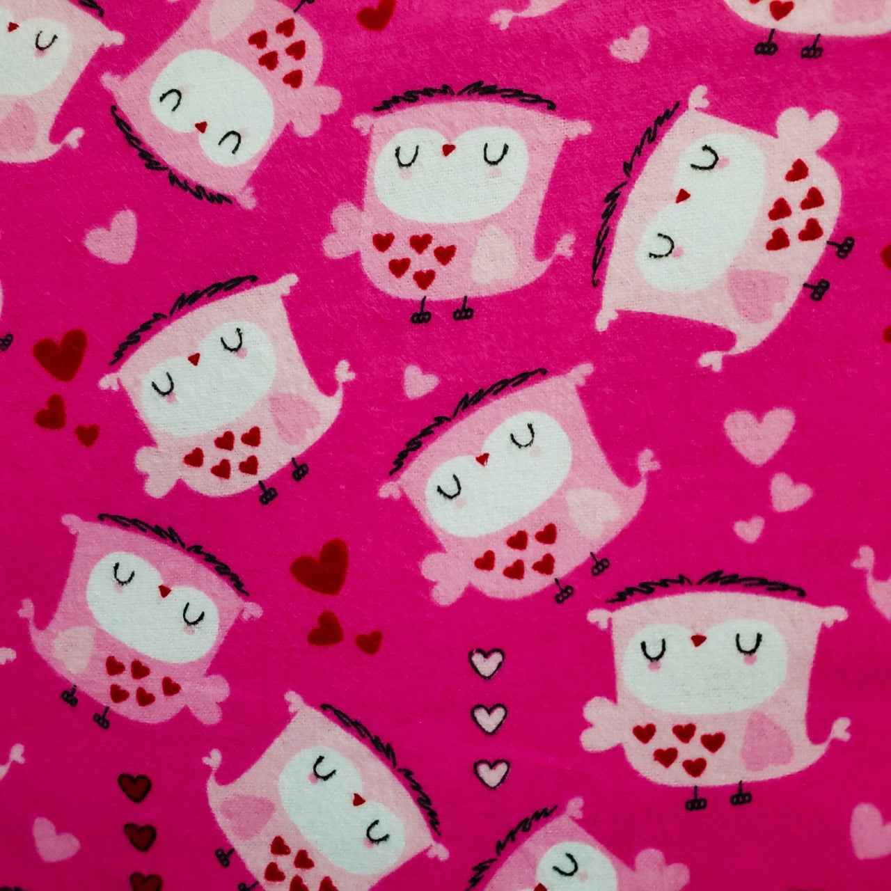 Flannel - Owls & Hearts