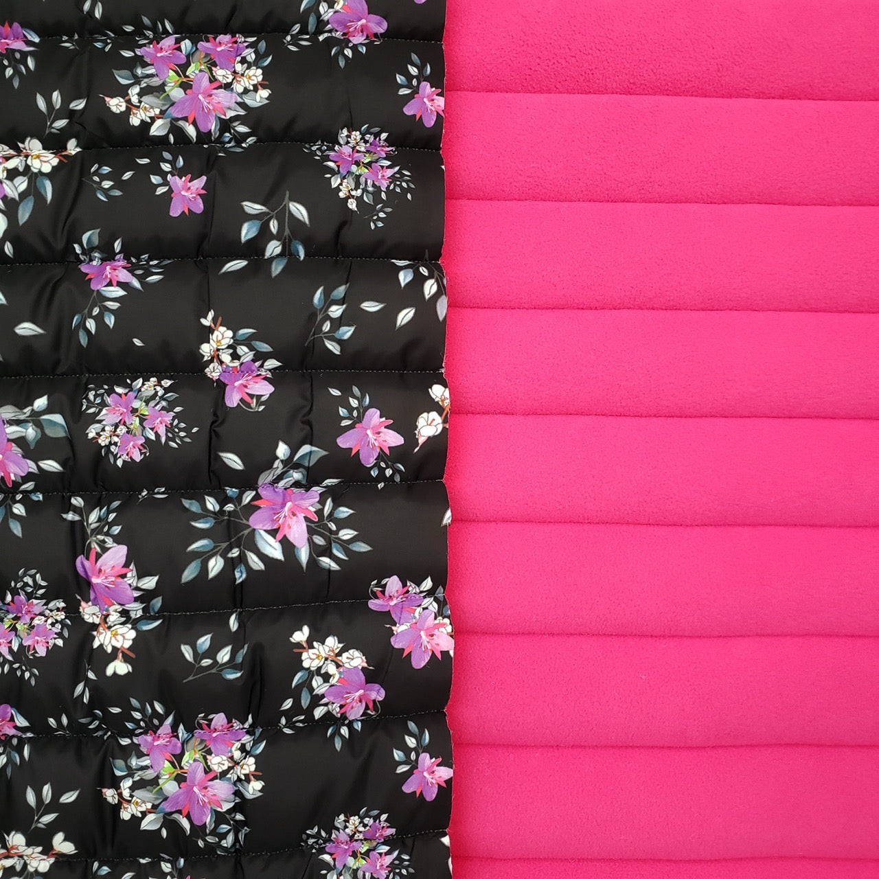 Quilted Polar 2-Sided 13oz - Arctic Floral by Martha Kyak