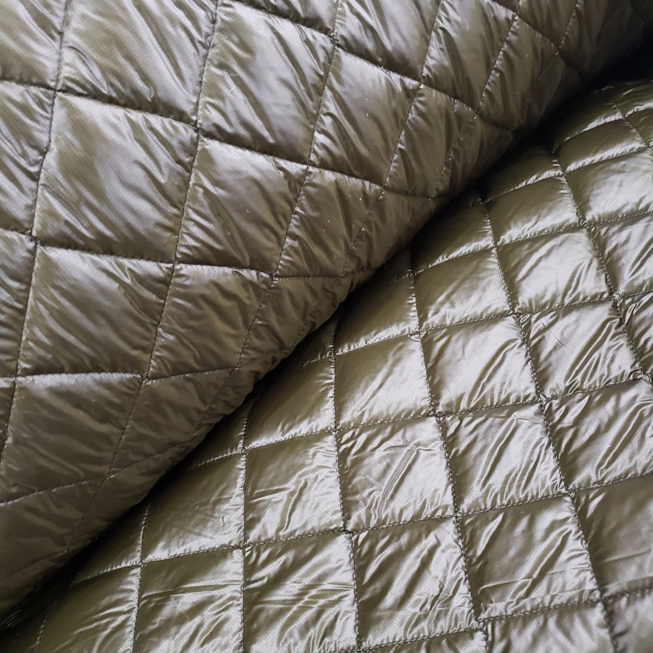 Quilted Holofill™ / Poly - 2-Sided - Olive Ripstop
