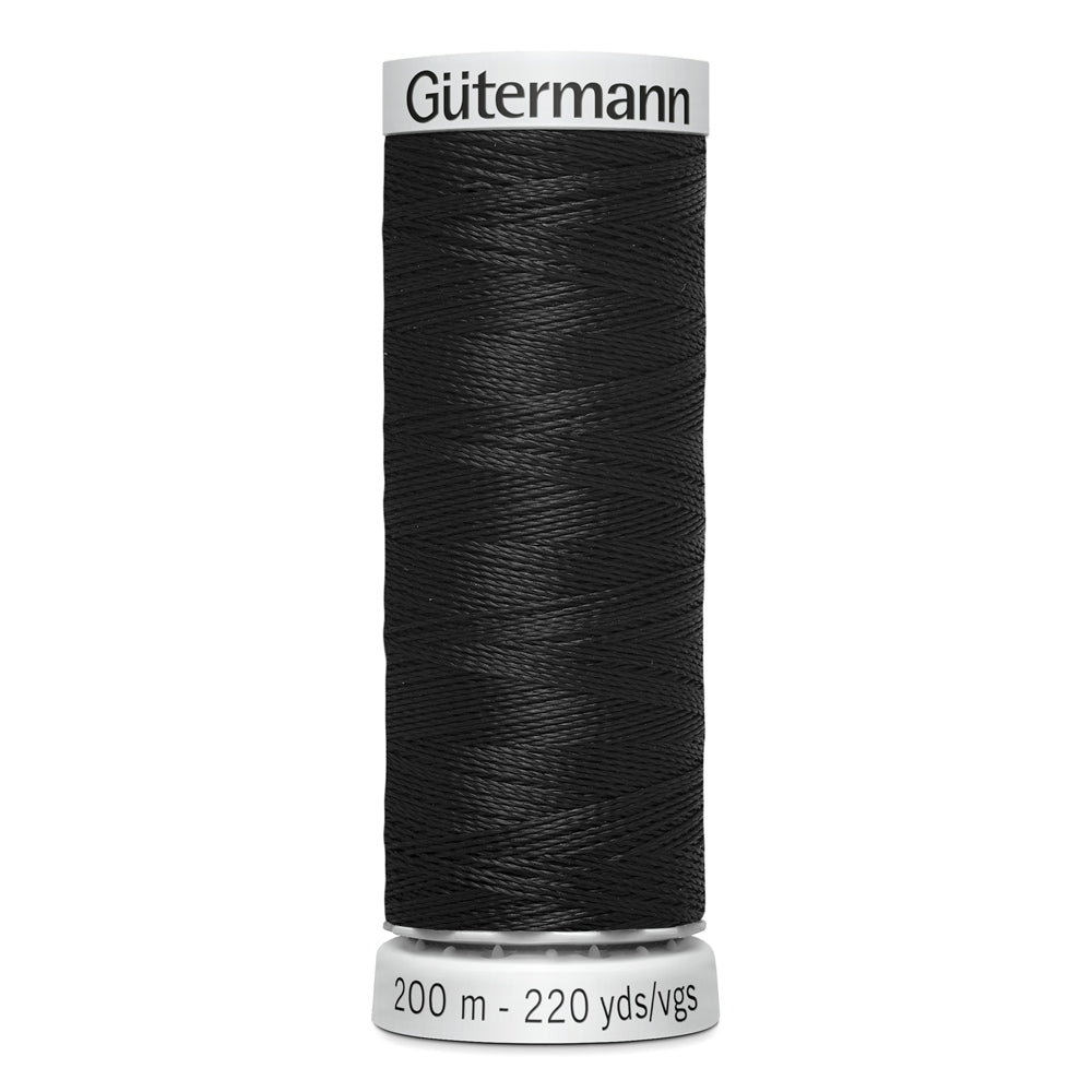 GÜTERMANN - Dekor Rayon Thread 200m - Black