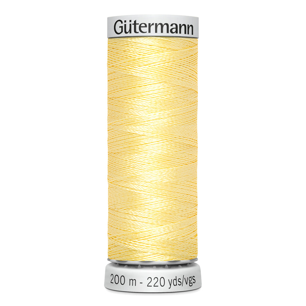 GÜTERMANN - Dekor Rayon Thread 200m - Yellow