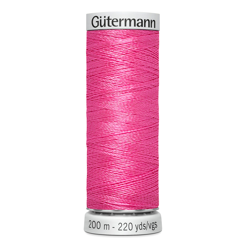 GÜTERMANN - Dekor Rayon Thread 200m - Medium Pink