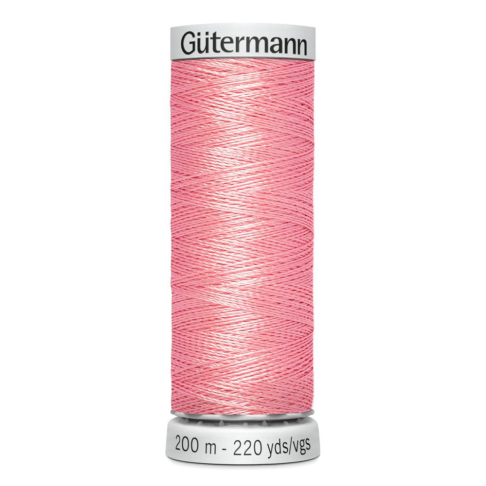 GÜTERMANN - Dekor Rayon Thread 200m - Rose Tea