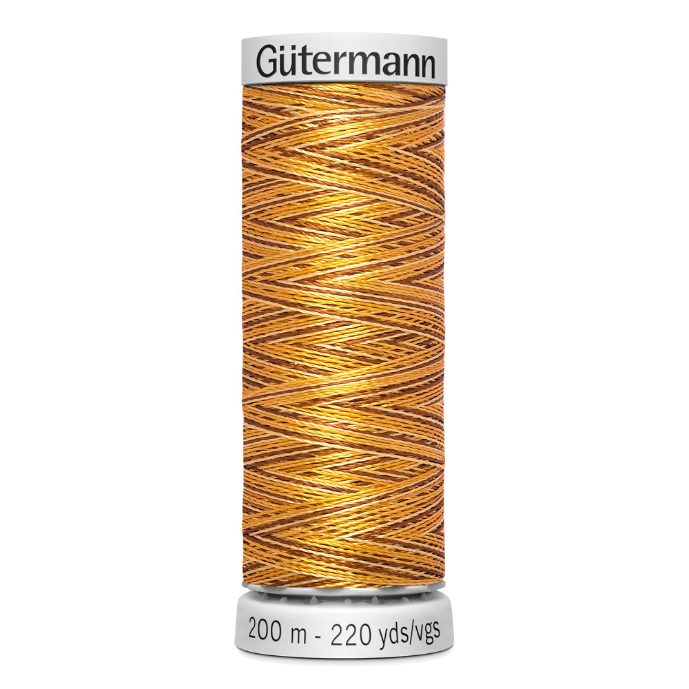 GÜTERMANN - Dekor Rayon Thread 200m - Variegated Butternut
