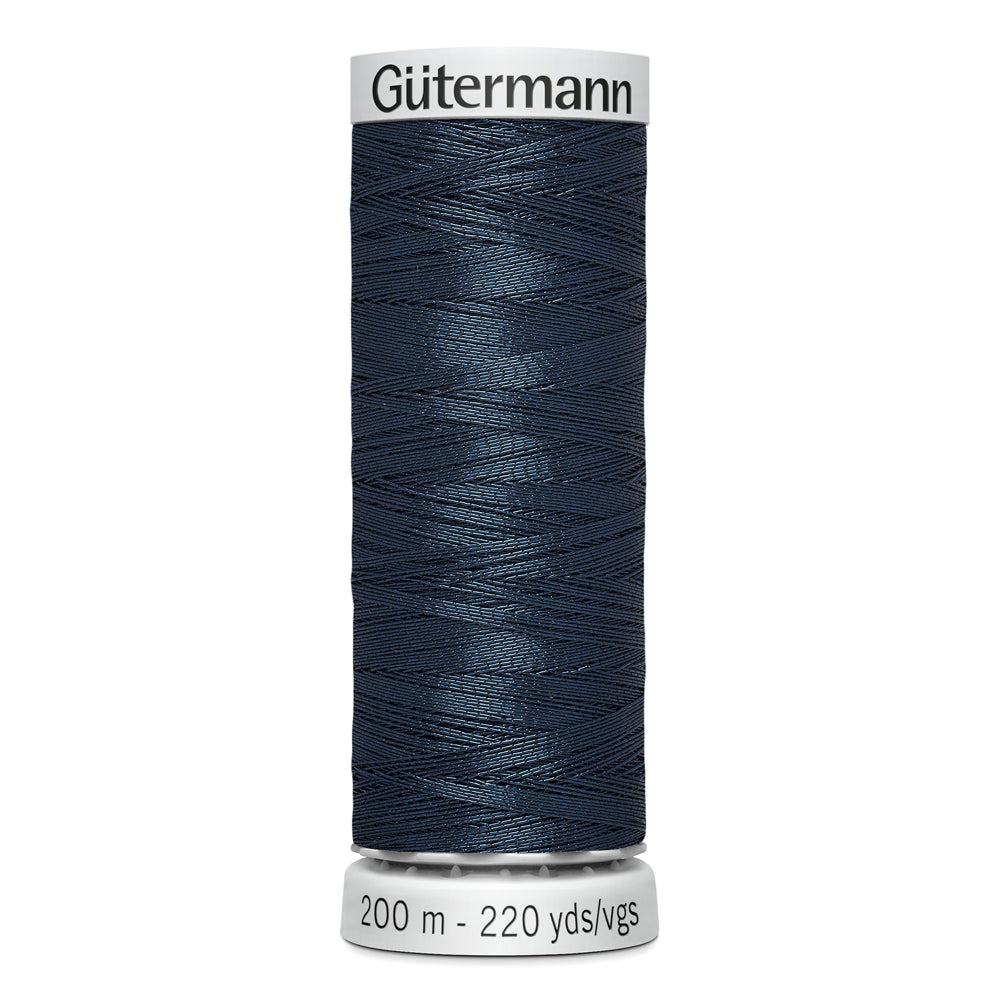 GÜTERMANN - Dekor Metallic Thread 200m - Dark Blue