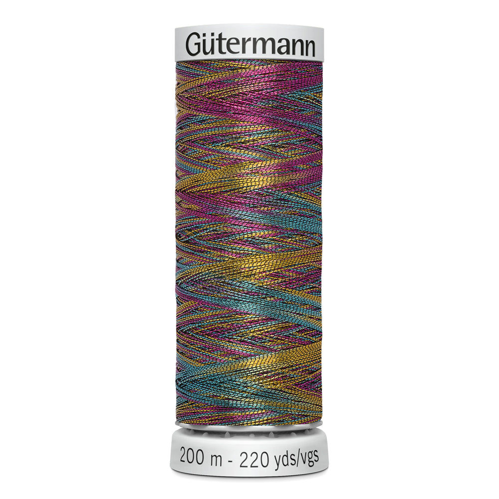 GÜTERMANN - Dekor Metallic Thread 200m - Variegated Medley