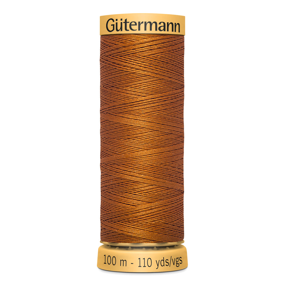 GÜTERMANN - Natural Cotton 50wt Thread 100m - Copper