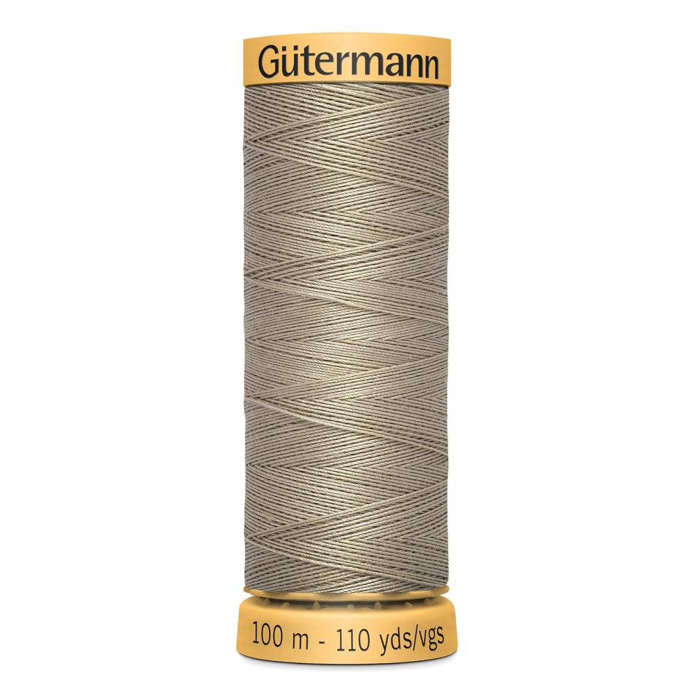 GÜTERMANN - Natural Cotton 50wt Thread 100m - Dover Beige