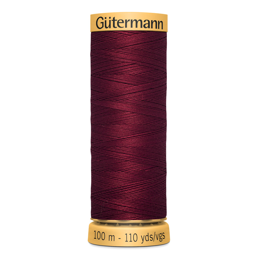GÜTERMANN - Cotton 50wt Thread 100m - Burgundy