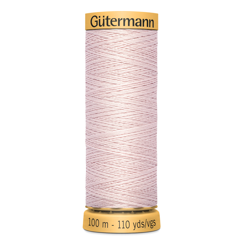 GÜTERMANN - Natural Cotton 50wt Thread 100m - Perfect Pink
