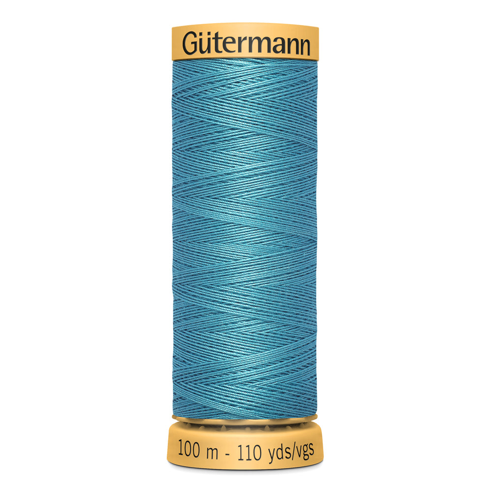 GÜTERMANN - Natural Cotton 50wt Thread 100m - Peacock