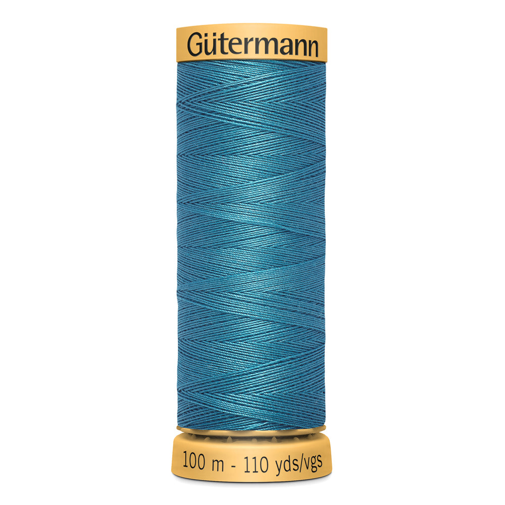 GÜTERMANN - Natural Cotton 50wt Thread 100m - Ocean Blue