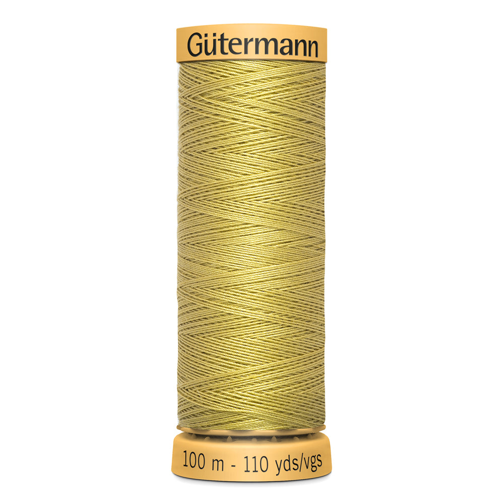 GÜTERMANN - Natural Cotton 50wt Thread 100m - Medium Leafy Green