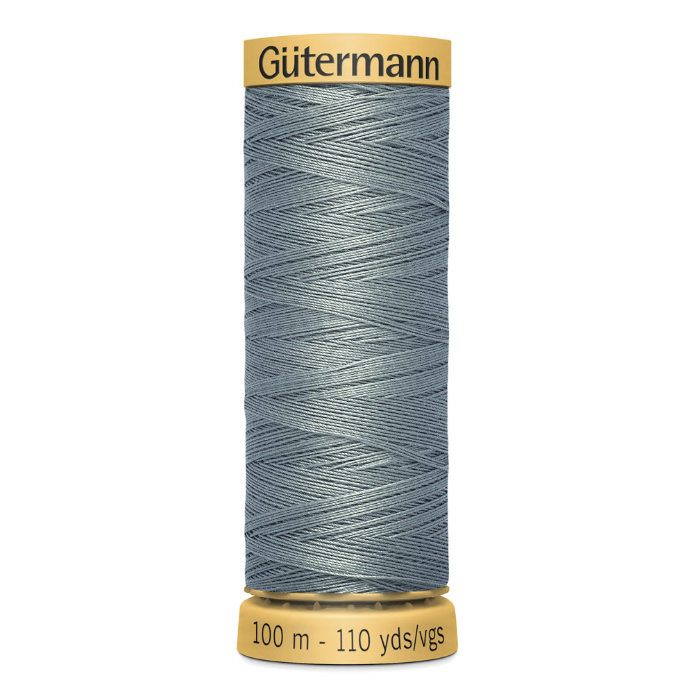 GÜTERMANN - Natural Cotton 50wt Thread 100m - Slate