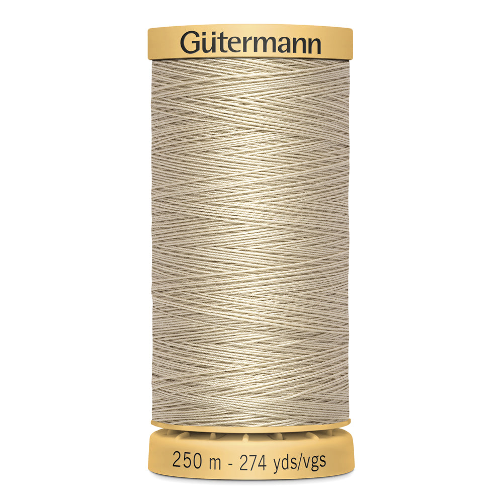 GÜTERMANN - Natural Cotton 50wt Thread 250m - Boot Brown