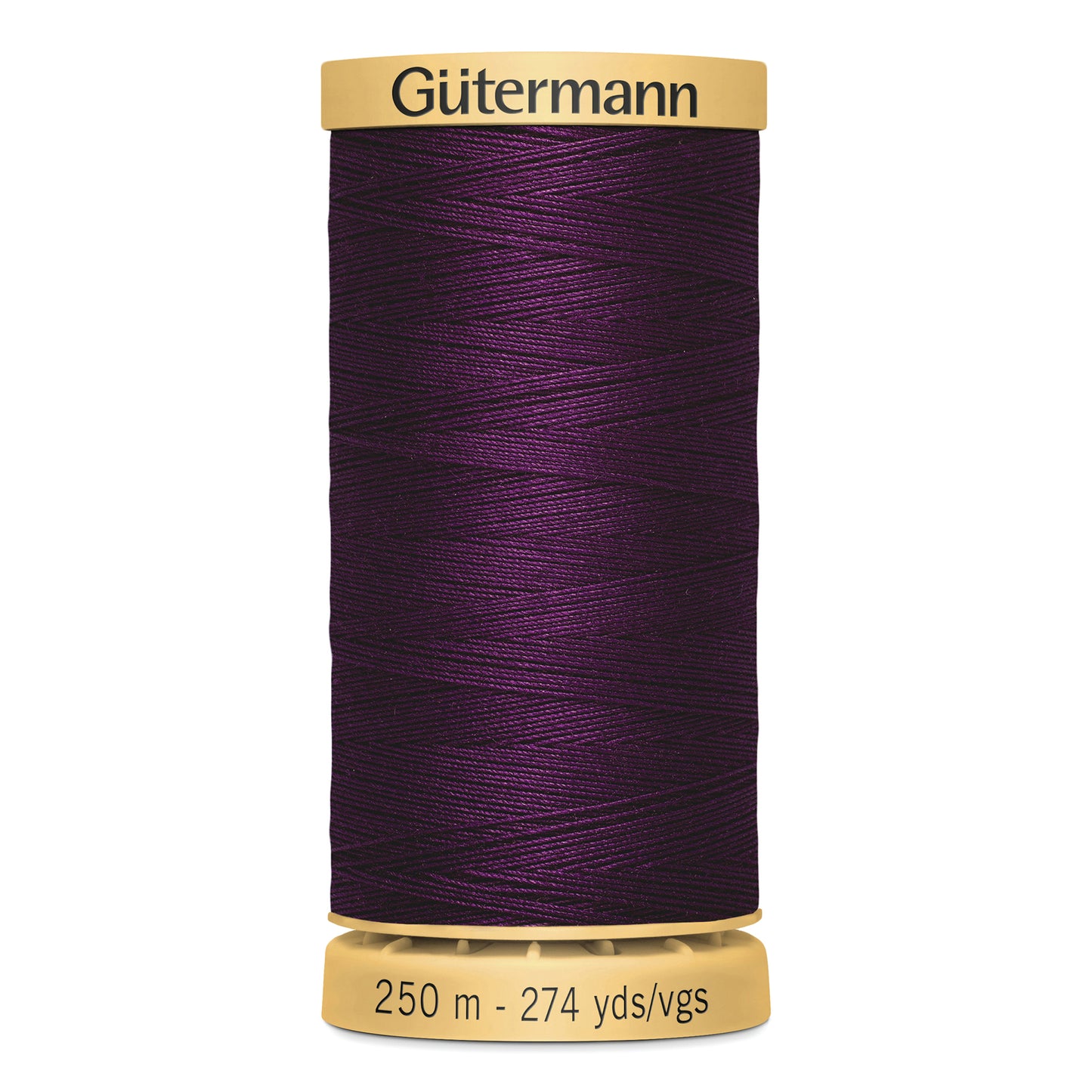 GÜTERMANN - Natural Cotton 50wt Thread 250m - Eggplant