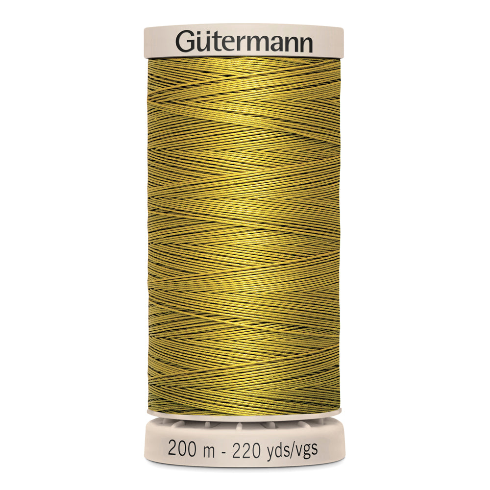 GÜTERMANN - Hand Quilting 50wt Thread 200m - Old Gold