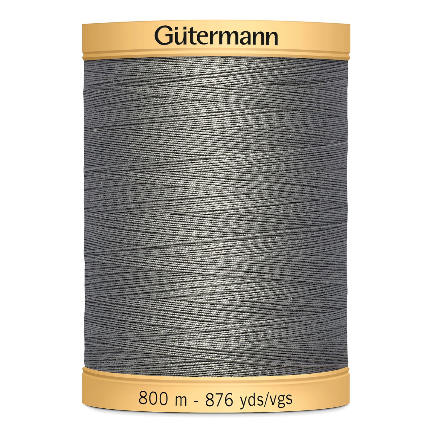 GÜTERMANN - Natural Cotton 50wt Thread 800m - Grey