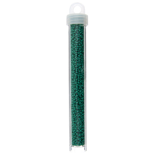 Czech Seed Beads - Dark Green (vial)