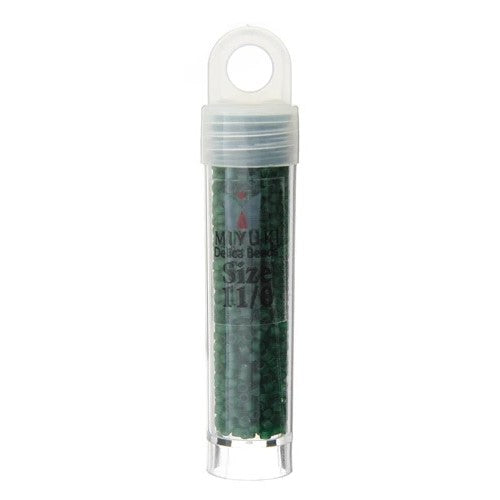 Miyuki Delica Beads 11/0 - Dark Emerald (vial)