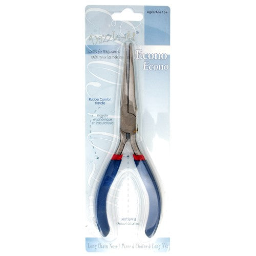 Econo Pliers - Long Flat Nose (package)