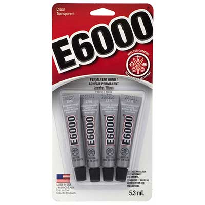 E-6000 Crafting Glue (Clear) - 5.3ml (4 pack)
