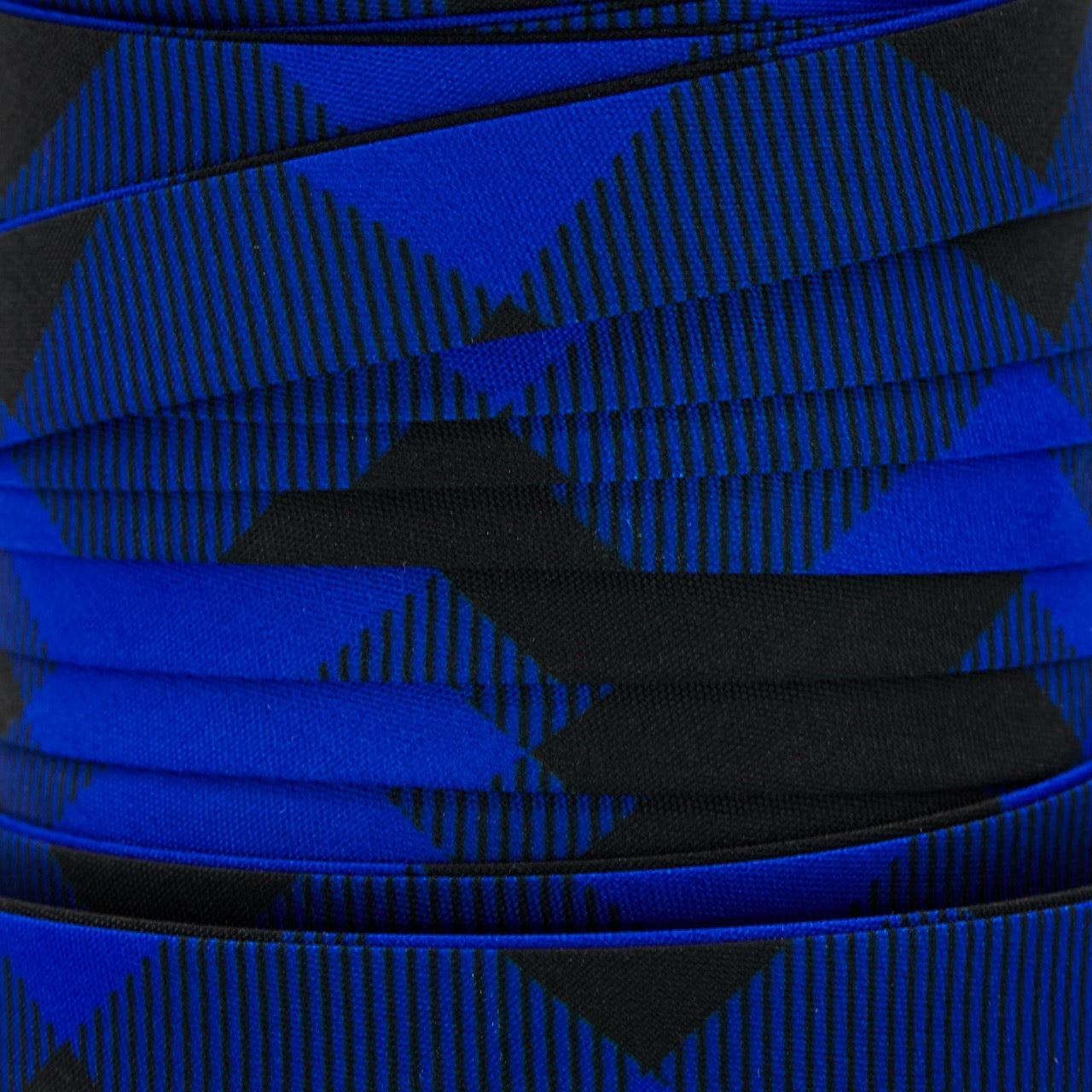 Bias Tape Aztec - Cobalt (Royal Blue) (detail)
