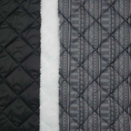Quilted PrimaSoft™ - 2-Sided, 10oz - Tunniit by Martha Kyak - Pewter
