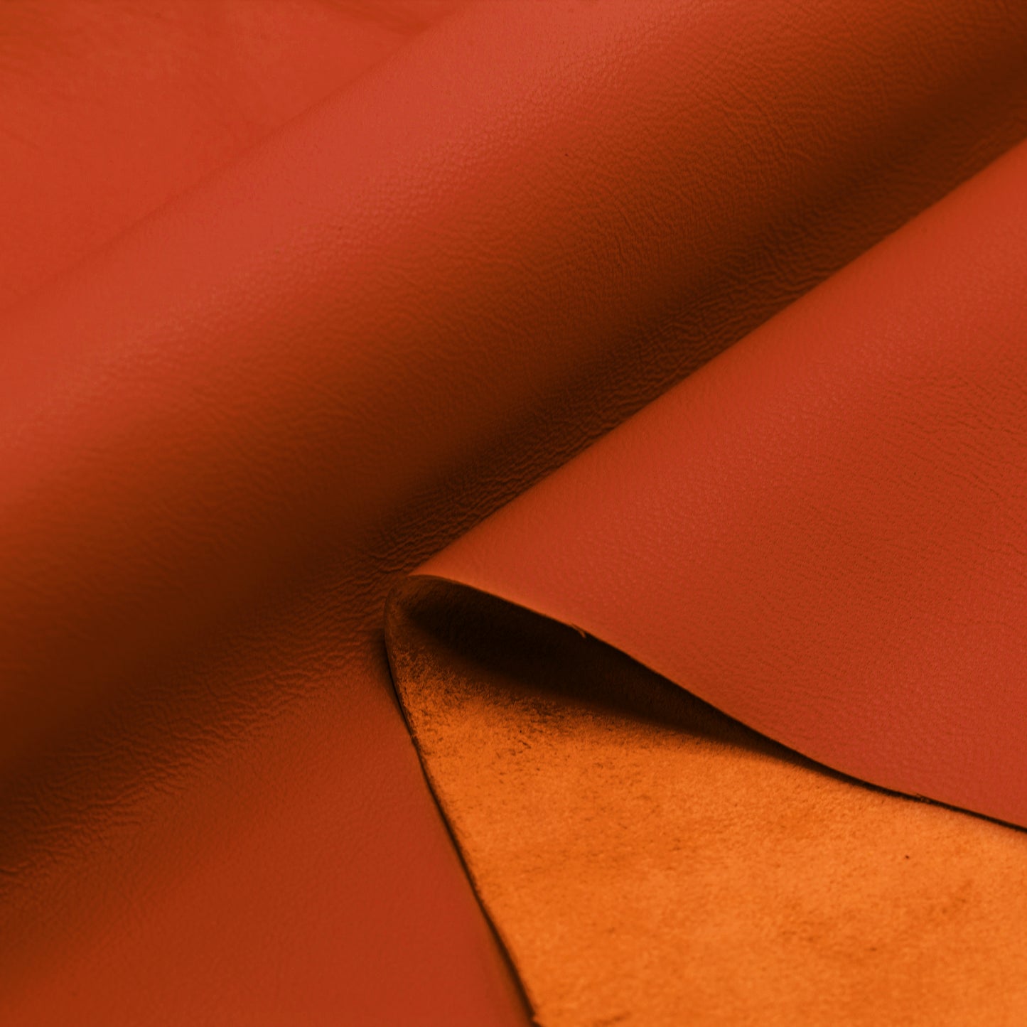 Italian Lamb Leather - Burnt Orange
