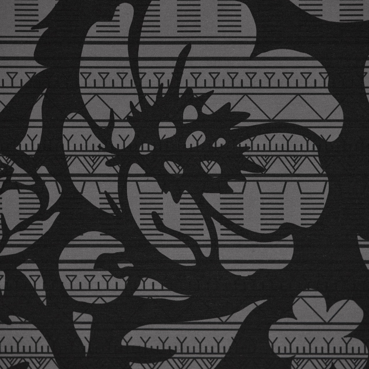 Commander® Tunniit Floral (Azalea) - Pewter (2-Sided) - Tunniit detail