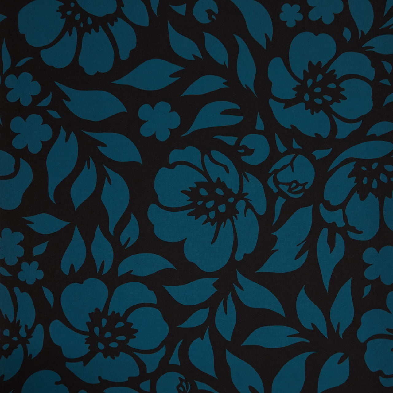 Commander® Tunniit Floral (Azalea) - Teal (2-Sided) - solid pattern