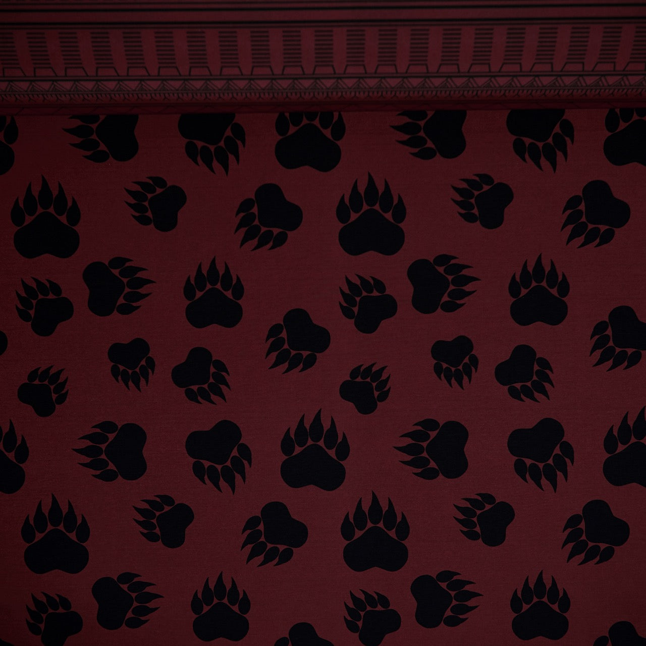 Commander® Bear Paw - Burgundy (2-sided)