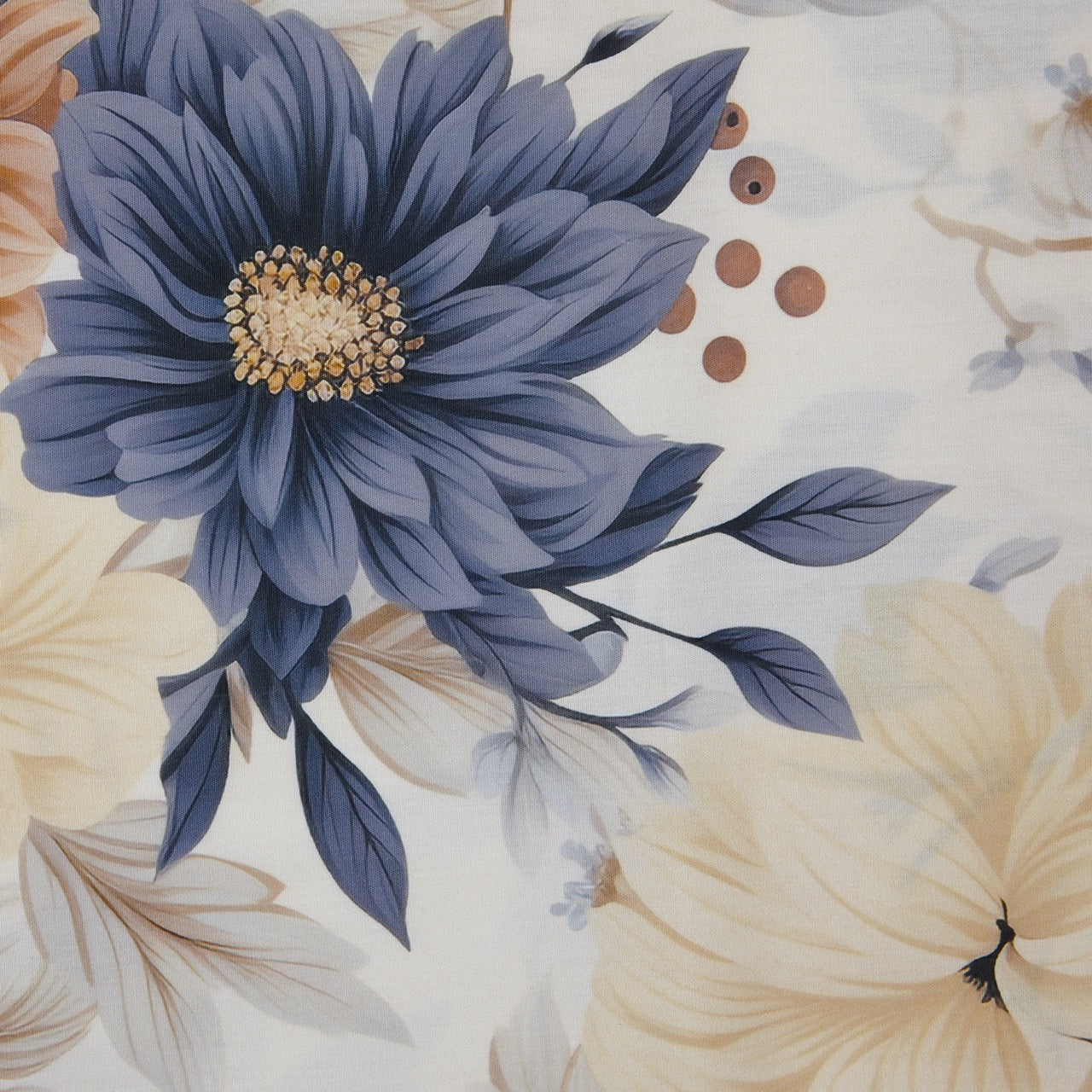 Cotton Floral (EP) - Ivory Dahlia (detail)