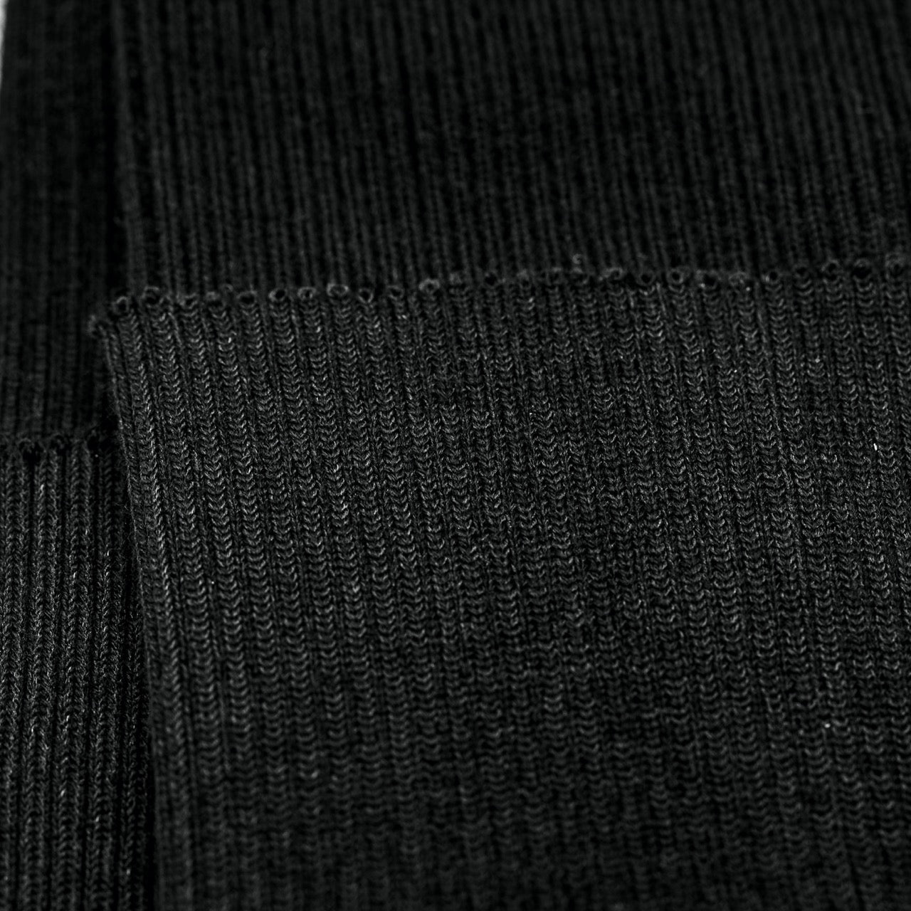 Cuffing / Tubular - Black (2x2) - detail