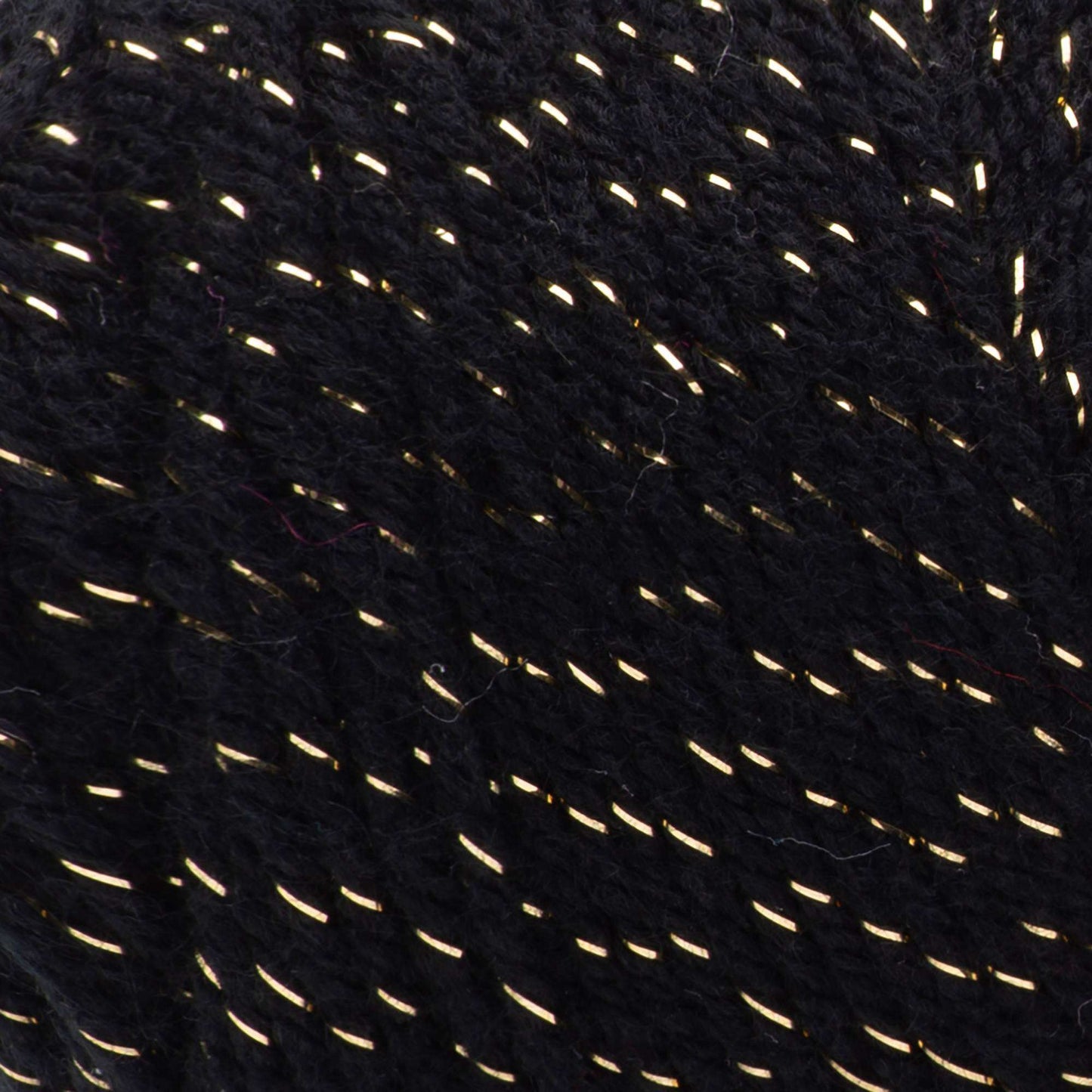 Red Heart® Super Saver - Metallic - Black / Gold (detail)
