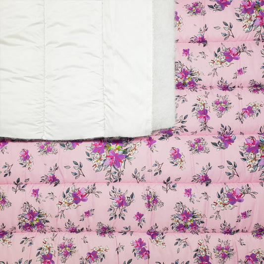 Quilt artic pink floral
