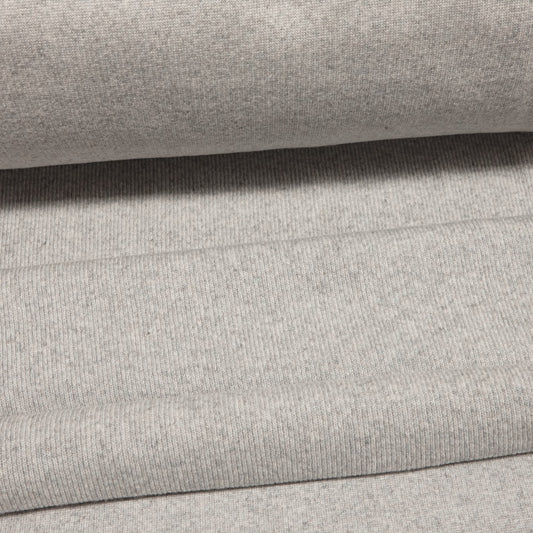 Wool Ribbing / Rib Knit (CG®) - Light Grey (fold)