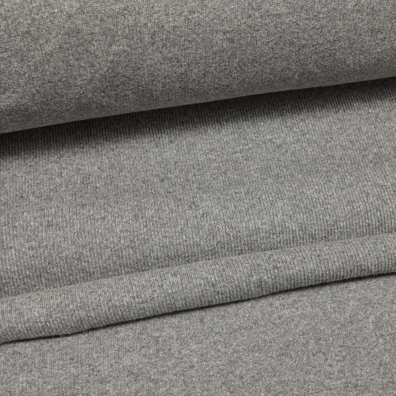 Wool Ribbing / Rib Knit (CG®) - Mid-Grey (fold)