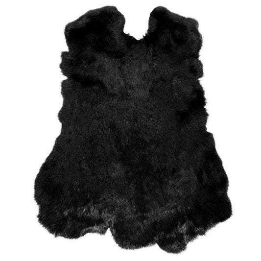 Rex Rabbit Fur - Premium Black (XL)