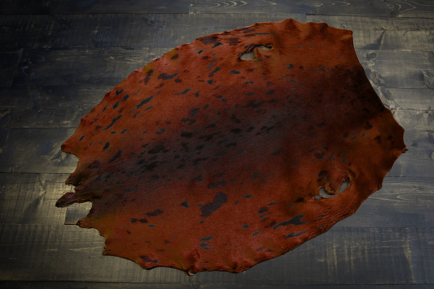 Dyed Harp Seal Skin - Burnt Orange (Copper)