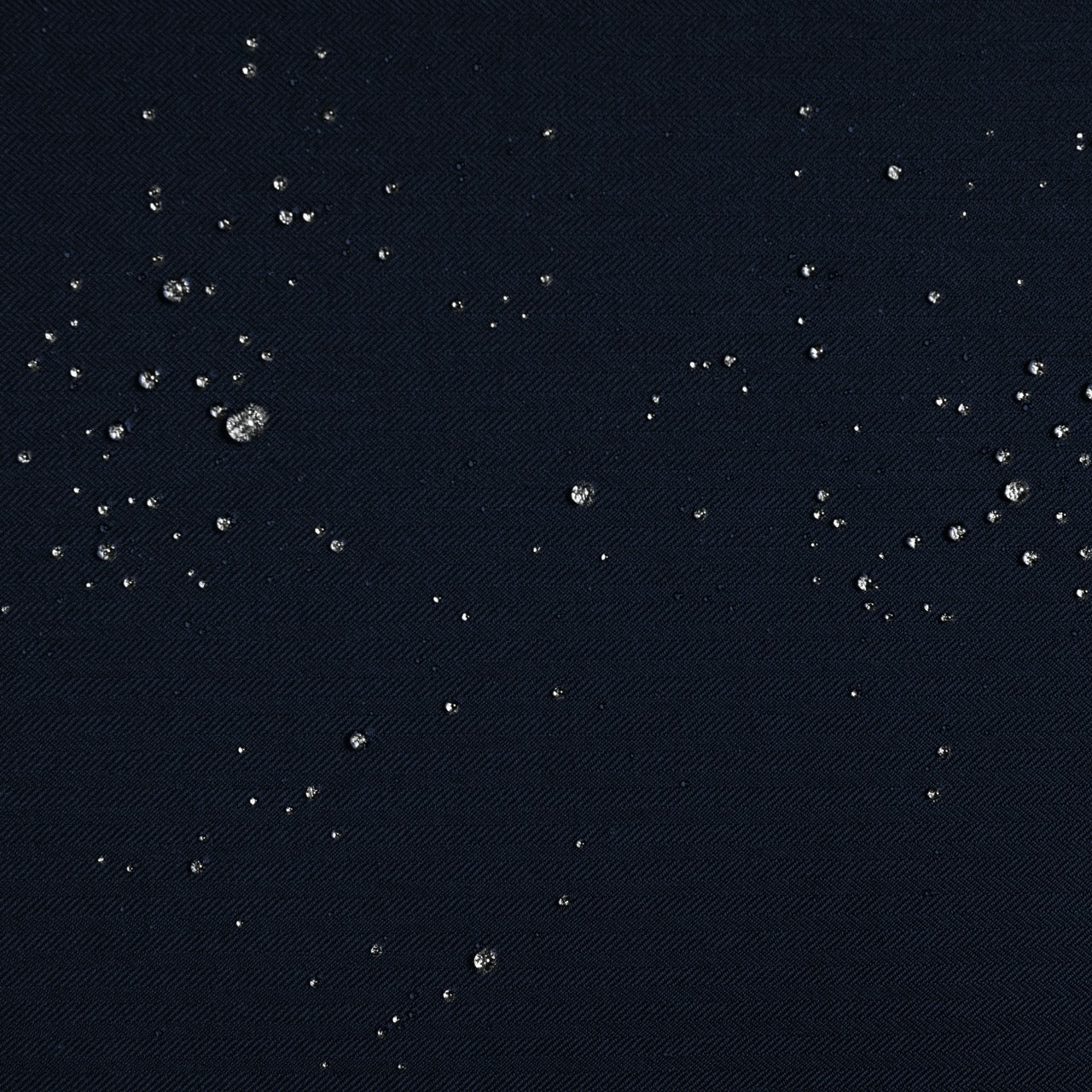 Textured Poly Melange - Navy