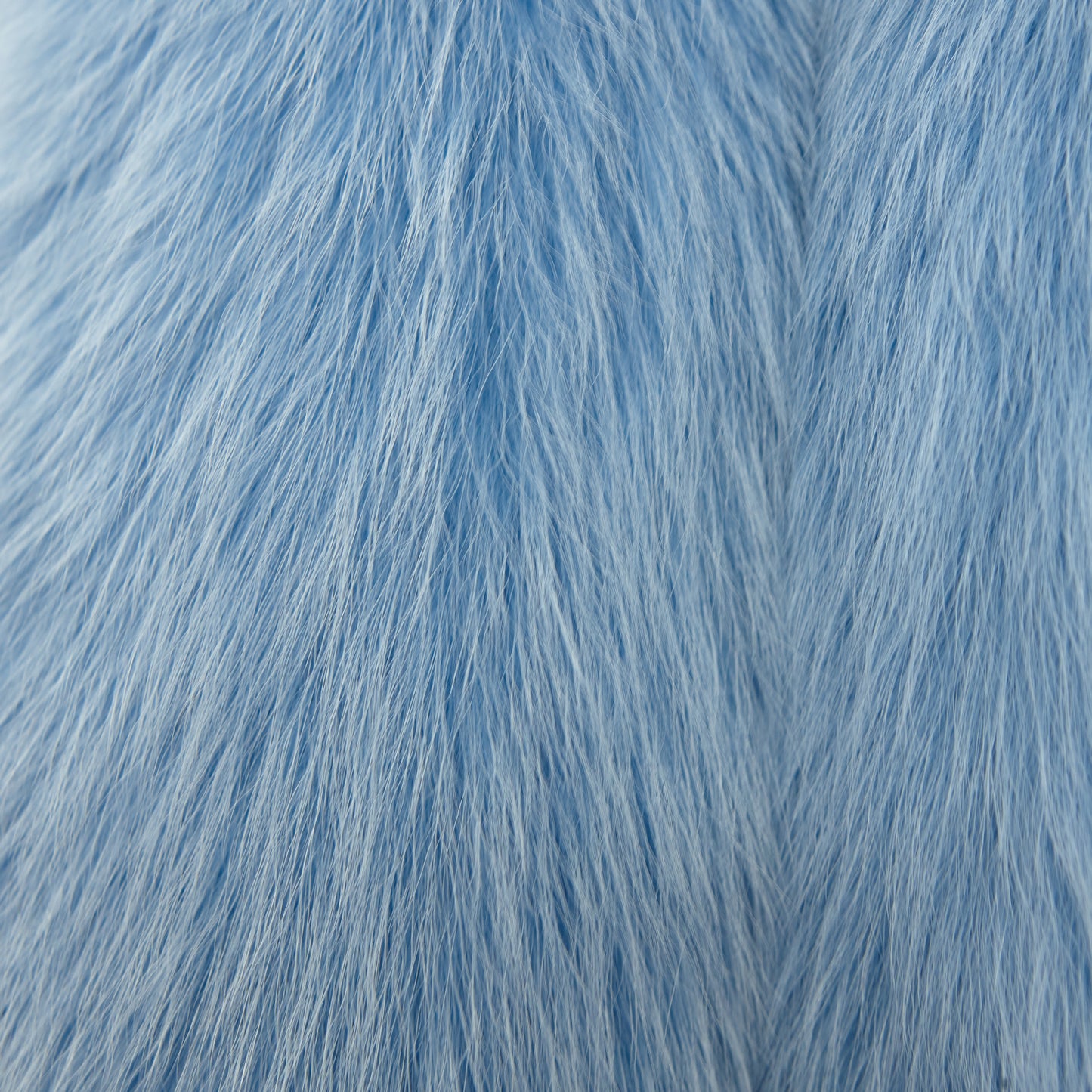 Dyed Shadow Fox Fur - Baby Blue (detail)