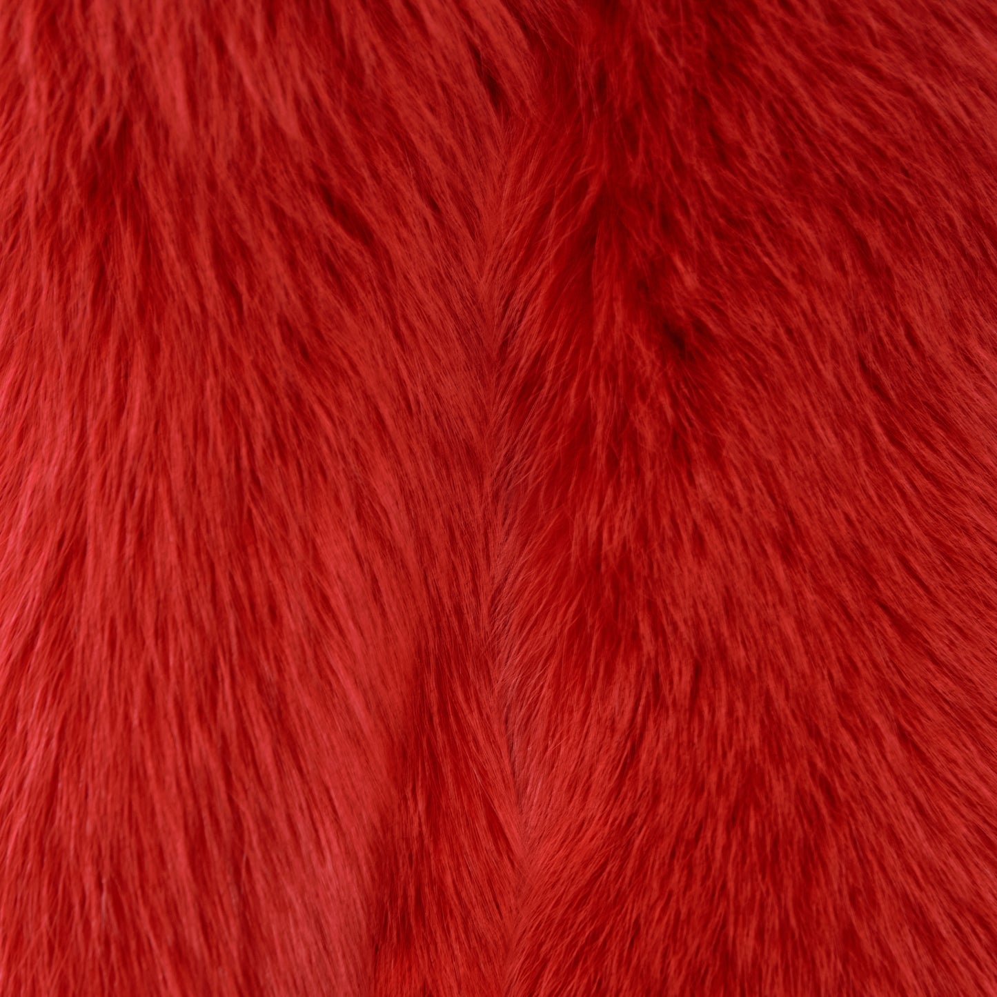 Dyed Shadow Fox Fur - Red (detail)