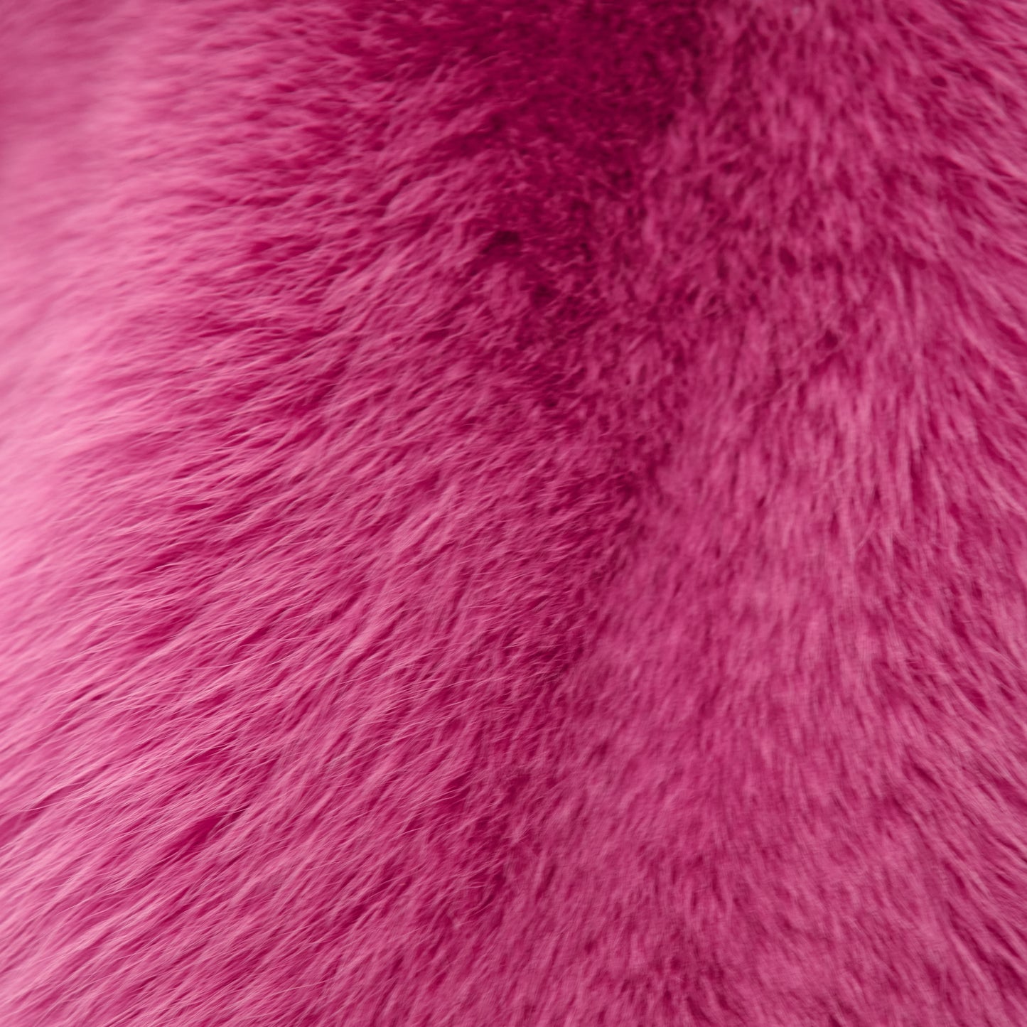 Dyed Shadow Fox Fur - Wild Rose (detail)