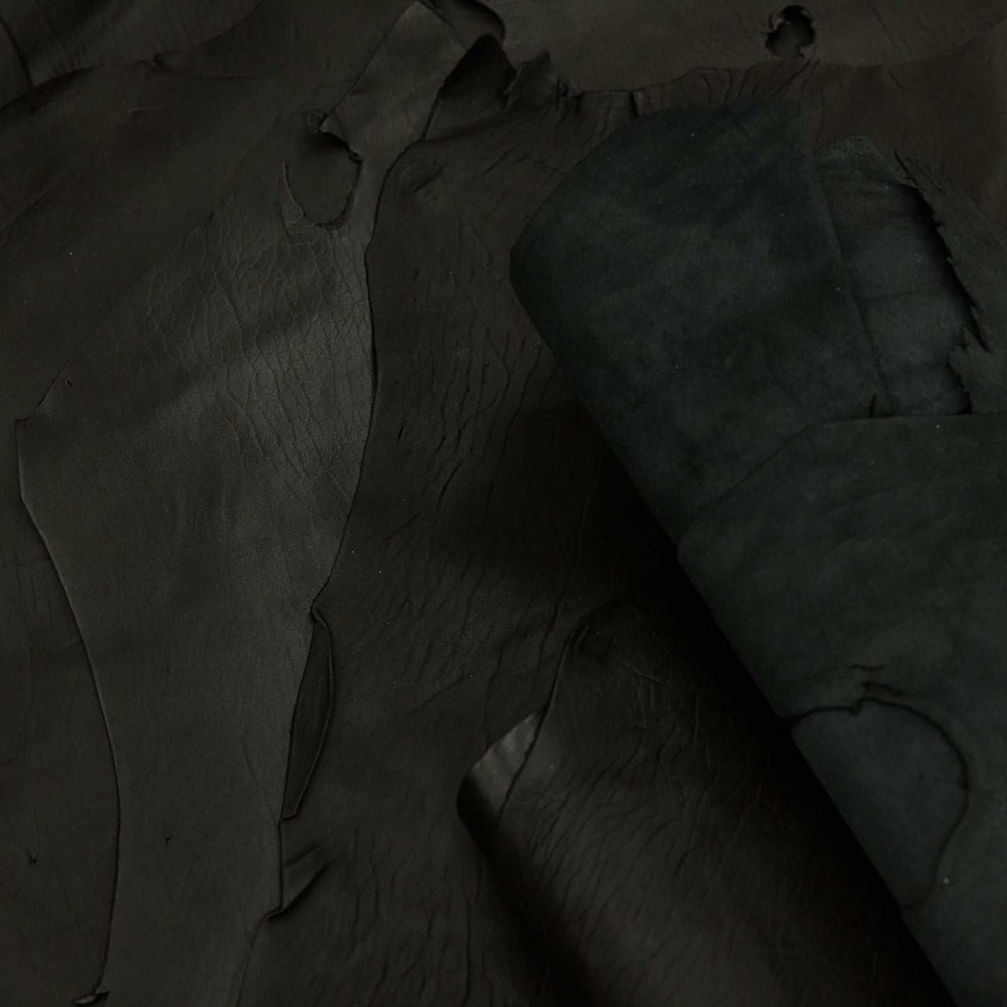 Harp Seal Leather - Black (flat)