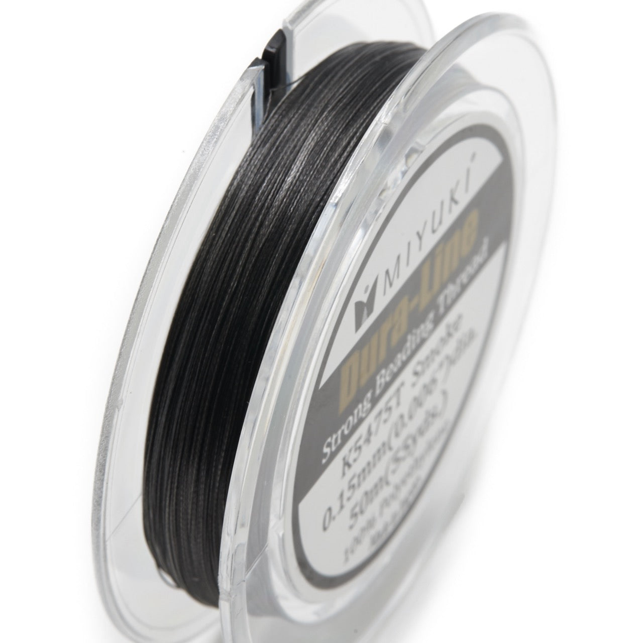 Miyuki Dura-Line - Smoke Beading Thread (50m) - angle