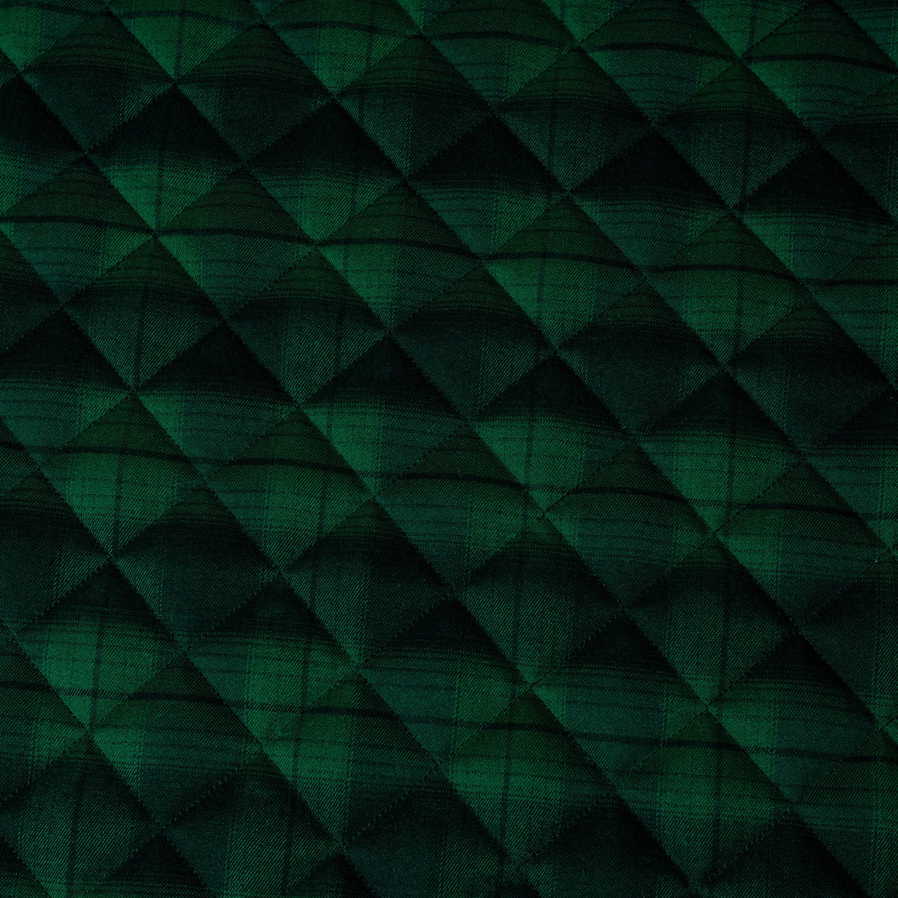 Quilted PrimaSoft™ Tartan 2-Sided 10oz - Green (pattern)