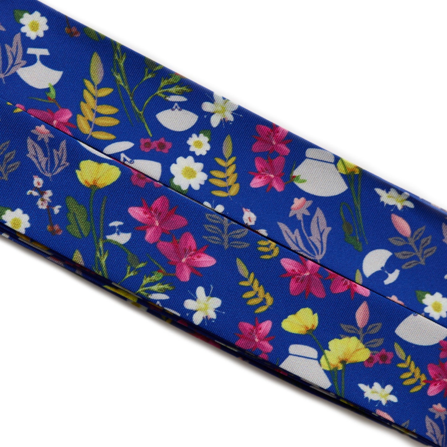 InukChic® Floral / Ulu Bias (Style 2) Royal Blue
