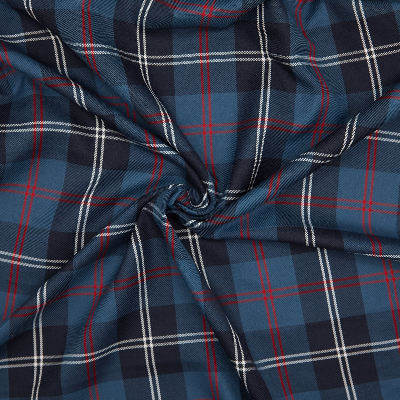 Tartan E - Ocean, Navy, White, Red